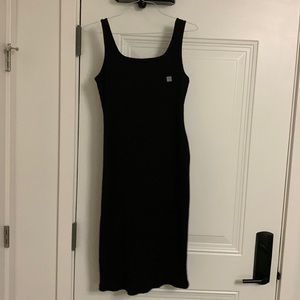 Black Uniqlo ribbed Dress